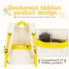 Yellow Popcorn Anime Ita School Backpack For Students