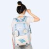 Little Conch Shell Sky Blue Display Pocket Ita Pin Display Backpack