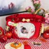 【Little Apple】Handbag Fashion Red Tote Anime Ita Bag