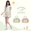 【Smile Apple】HandBag Cross-body Bag Green Cute Ita Backpack