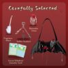 【QinChe HeartWing】 Tote Cross-body Black Red Bag Halloween Shoulders Backpack