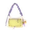 【Hamburger】Tote with Display Pocket Cute Cross-body Pain Bag