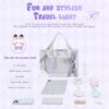 【Shen】Handbag Pain Bag Purple PU Leather Cross-body Shoulder Bag