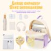 【Hamburger】Backpack Purple Yellow Cute Ita Pain Bag