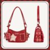 【Garnet Star】Handbag Red Tote Cross-body Cute Ita Pain Bag