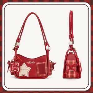 【Garnet Star】Handbag Red Tote Cross-body Cute Ita Pain Bag