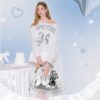 【Full Moon】Suki Handbag Silver Luxury Cross-body Tote Bag