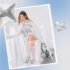 【Full Moon】Suki Handbag Silver Luxury Cross-body Tote Bag