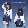 【Fernina】Pain Bag Blue Tote Cross-body Shoulder Ita Bag