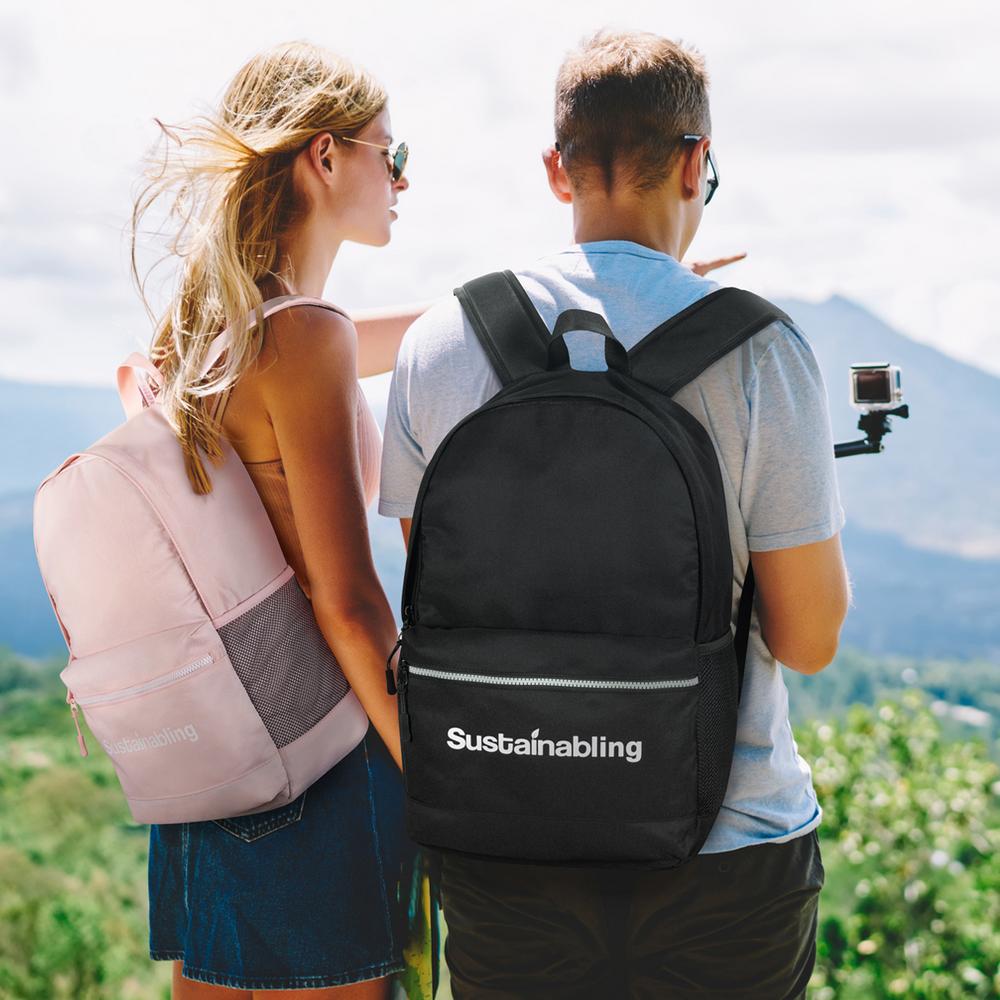 Sustainable Backpack Travel School Casual Shoulders Bag Customizable