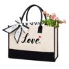 Canvas Handbag Customizable Fashion Simple Luxury Tote Bag