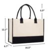 Canvas Handbag Customizable Fashion Simple Luxury Tote Bag
