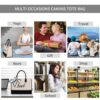 Canvas Handbag Customizable Fashion Simple Luxury Tote Bag