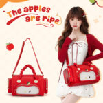 New Arrival at The Junco – Boston Bag Red Apple Ita Bag | Show Off Your Kawaii Pins!