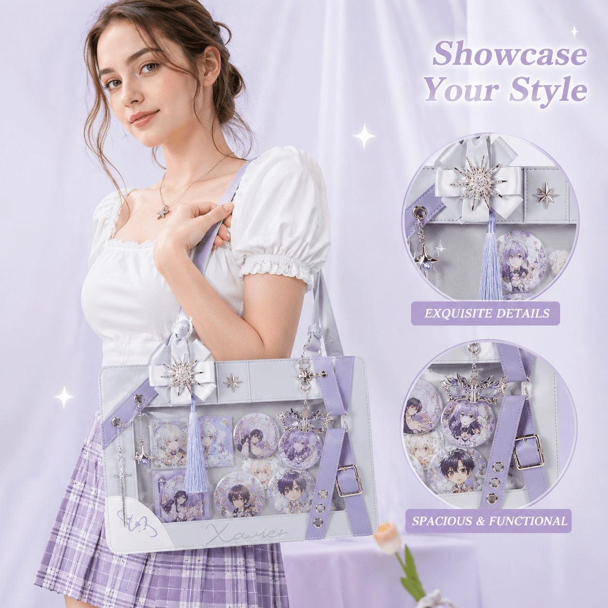 Premium Convertible Vegan Leather Ita Bag Main Showcase