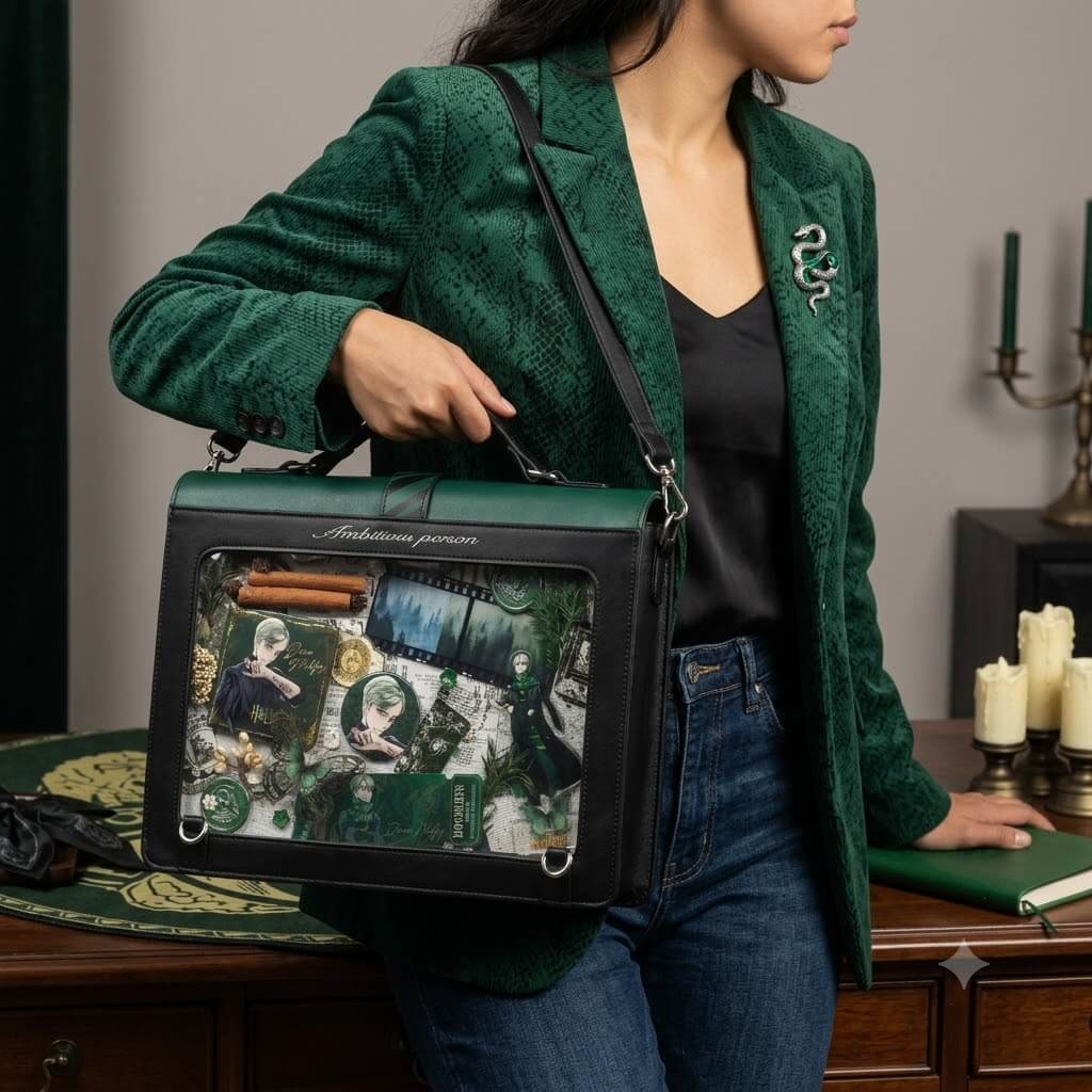 Styling Forest Postman Ita Bag for Dark Academia Coordinates
