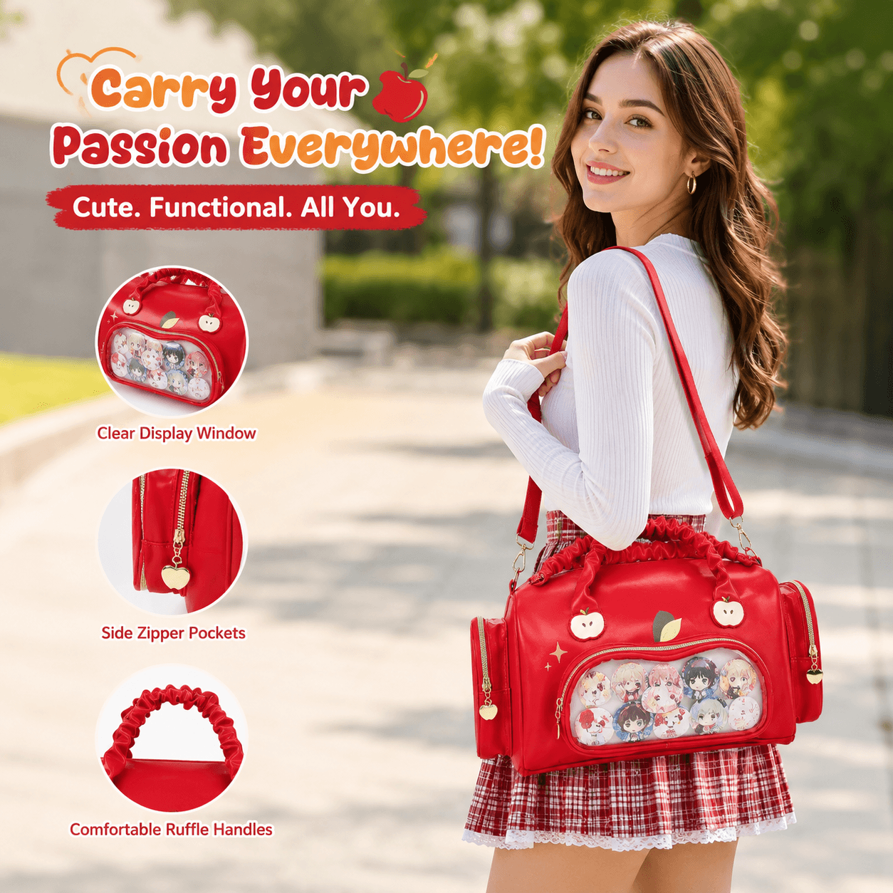 Boston Bag Red Apple Ita Bag Styling Showcase