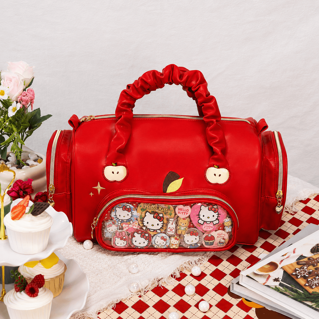 Our Red Apple Boston Ita Bag