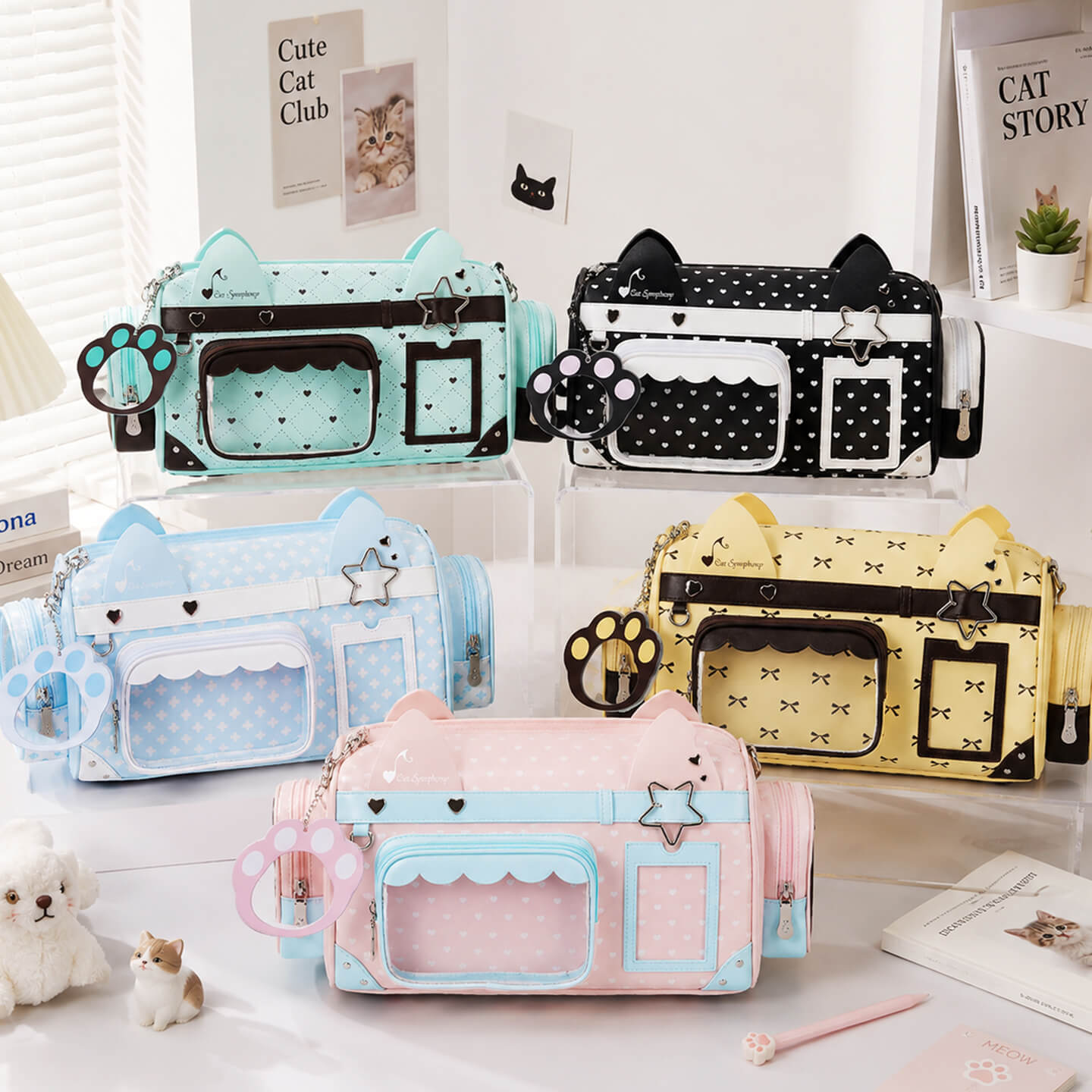 Our Cat Symphony Boston Ita Bag