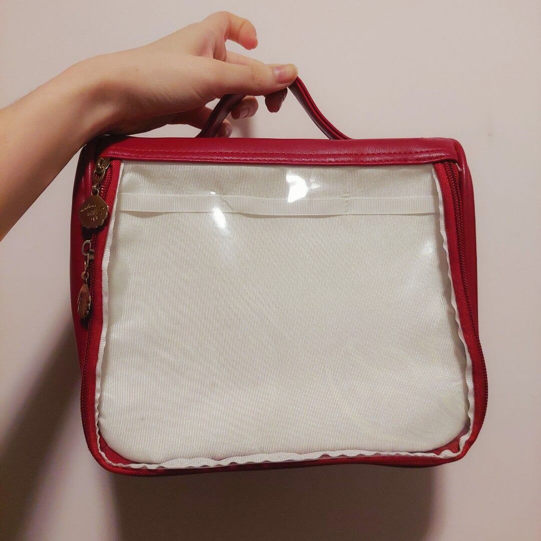 Red PU Box Satchel