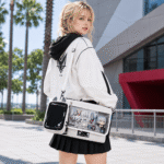 Obsessed! This 3-in-1 tactical ita bag with a plush pouch is literal perfection 🖤⚙️