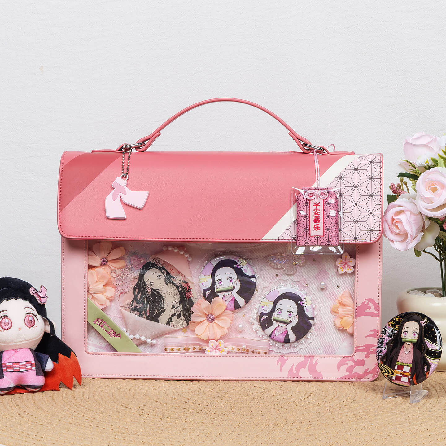 Pink Sakura Bamboo Ita Bag