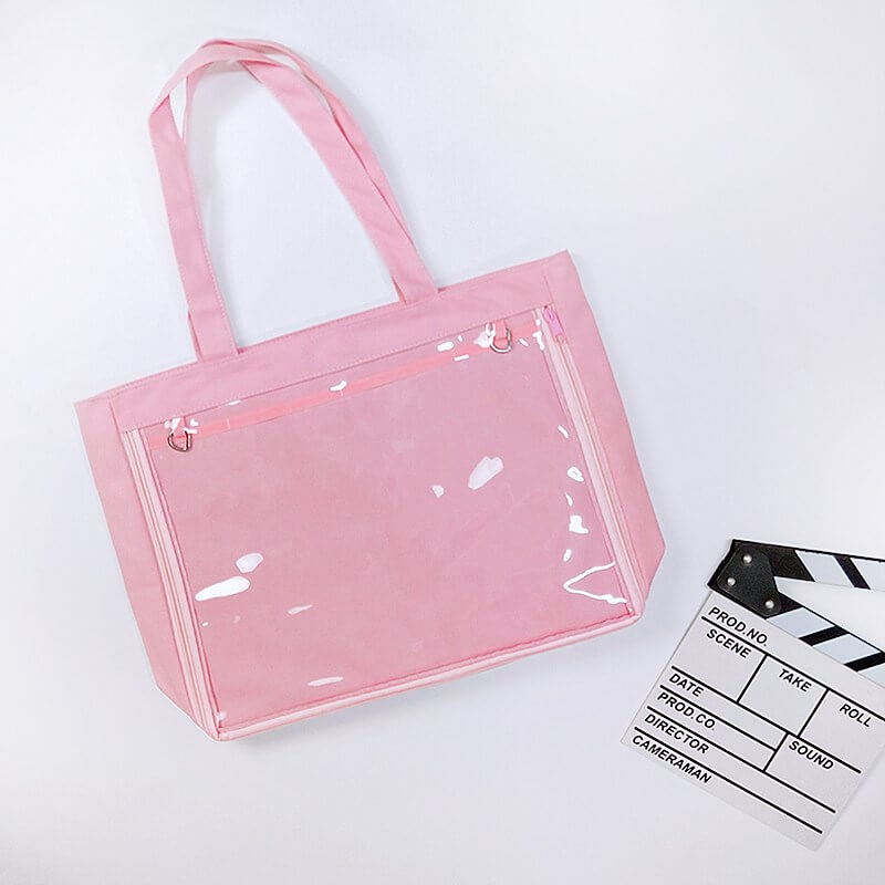 Basic Pink Canvas Tote Ita Bag