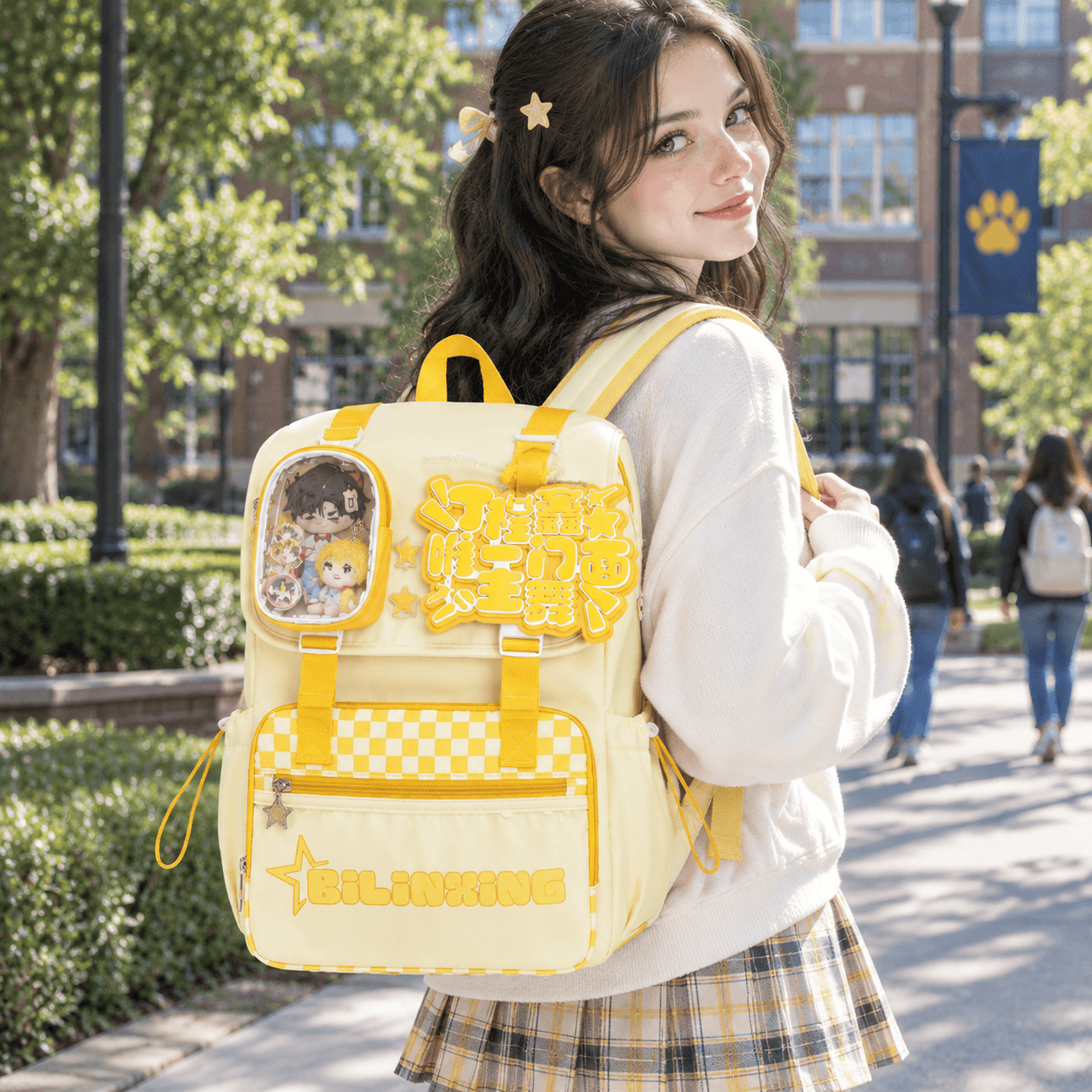 Proxima Backpack Neighbor Star Yellow Ita Bag Front View
