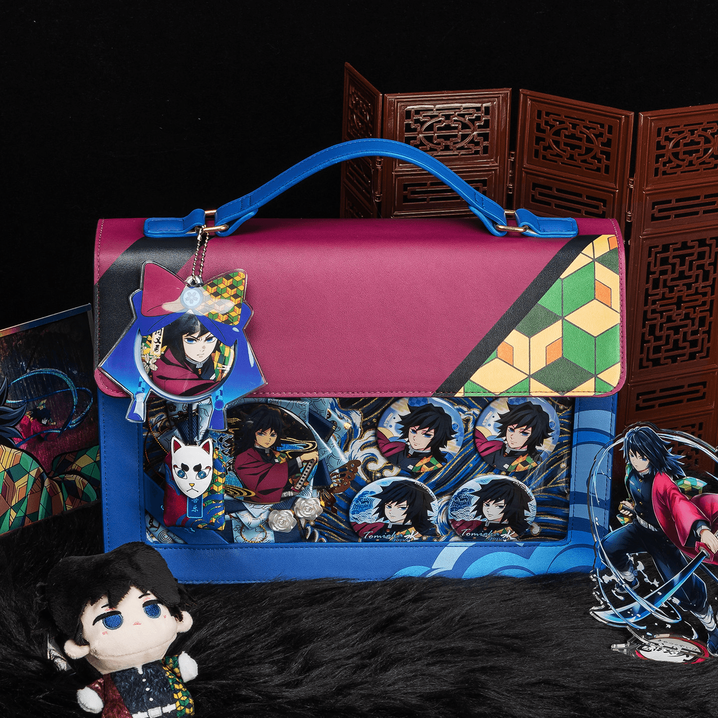 Tomioka Giyuu Square Satchel Ita Bag